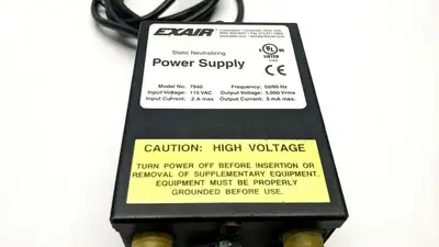 Used Exair Static Neutralizing Power Supply 115V DAMAGED PORTS Power Supply - High Voltage Michigan US | Maverick Industrial Sales #1391871
