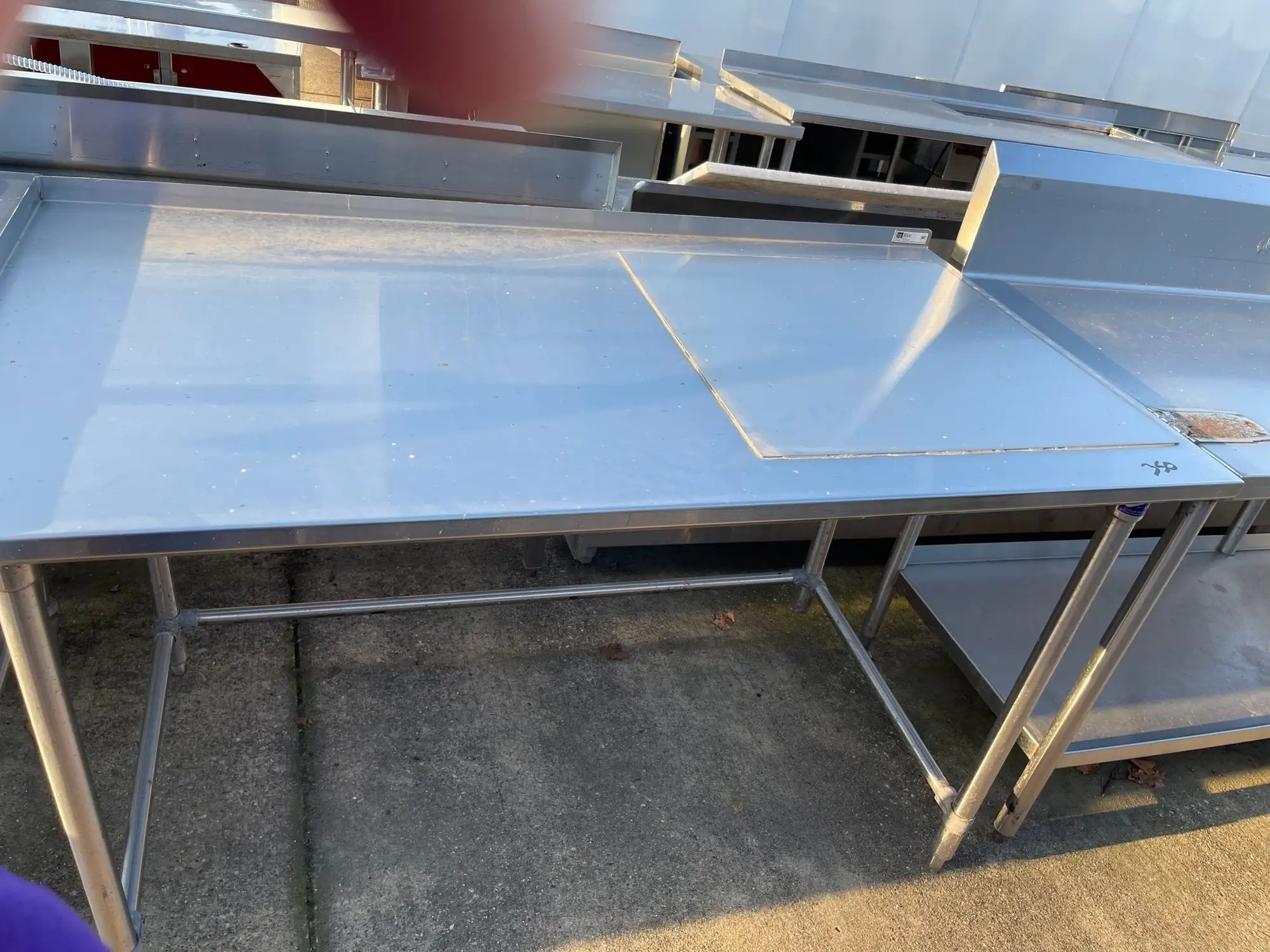 Used John Boos Used 60" John Boos Stainless Steel Table - SS162 Food Prep Tables Illinois US | Falcon Restaurant Supply #1375953