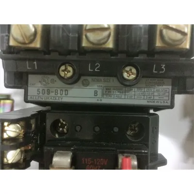 Used Hoffman Electrical Cabinet Enclosure Type 12  size 1 Allen-Bradley starters