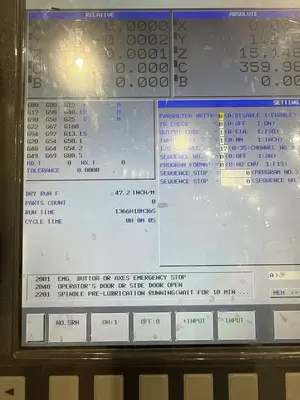 2020 DOOSAN DVF 5000 Vertical Machining Centers (5-Axis or More) | Toolquip, Inc. (2)