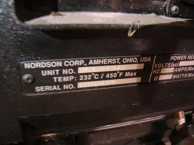 USED 1992 NORDSON 3700-1SK34/DQ