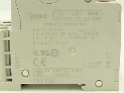 IDEC NC1V-2100 3A Circuit Protector 2 Pole A Curve 250VAC/125VDC Lot of 11