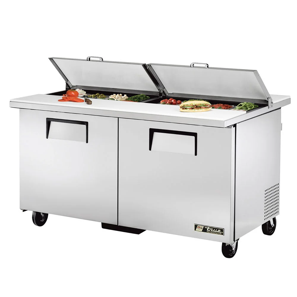 Used True TSSU-60-16-DS-ST-HC Food Prep Tables Illinois US | Falcon Restaurant Supply #1374167
