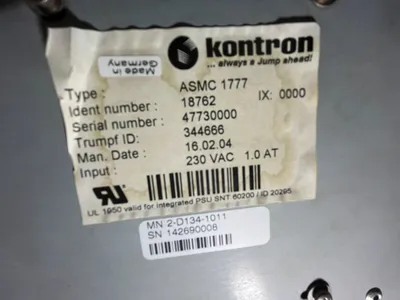 USED TRUMPF ASMC 1777