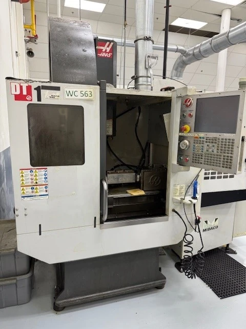 Used 2012 Haas DT-1 w/Midaco Pallet Changer & HRT Rotary Tbls Drilling & Tapping Centers New Jersey US | Machinery Values #452709