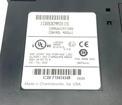 USED GE FANUC COMMUNICATIONS CONTROL MODULE