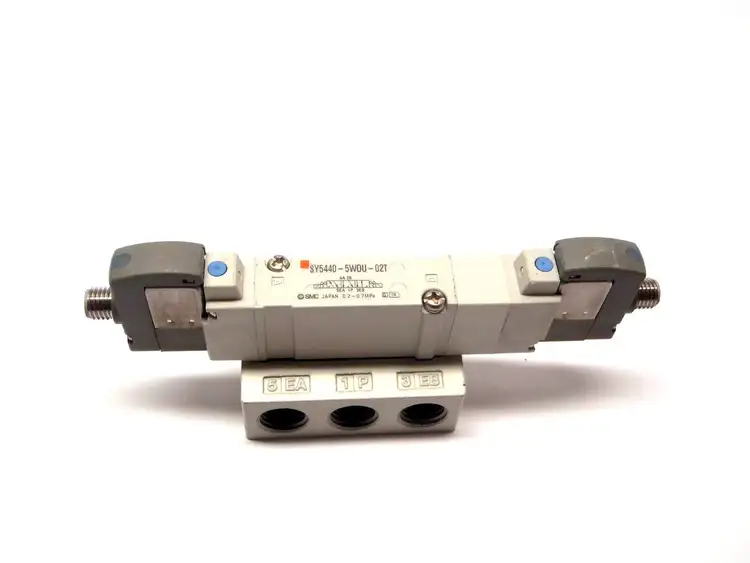 Used SMC SOLENOID VALVE WITH BASE Solenoid Valves | Maverick Industrial Sales #1107673