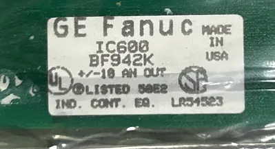 Used GE FANUC IC600BF942K Input / Output Modules | Surplus Asset Holdings #1206078