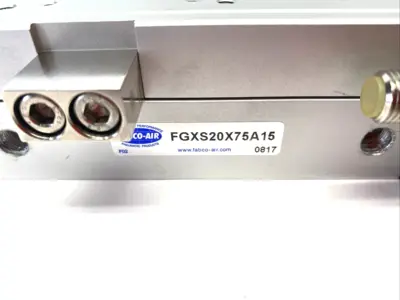 New | in-Stock Fabco-Air Double-Acting Pneumatic Linear Guided Slide Actuator Pneumatic Cylinders Michigan US | Maverick Industrial Sales #1398038