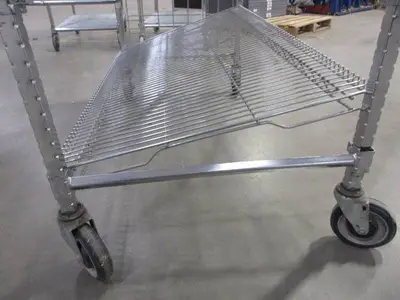 CARI ALL, METRO STYLE,  WIRE SHELVING ON WHEELS