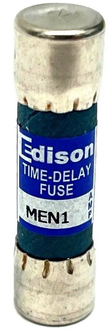 MEN1 | Edison  Midget Time Delay Fuse 1A 250V - New