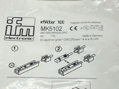 New | in-Stock ifm T-Slot Cylinder Sensor MKT3028BBPKG/G/0,3M/ZH/ASR Proximity Sensors Michigan US | Maverick Industrial Sales #1475470