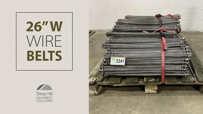 26" Wide Wire Belts