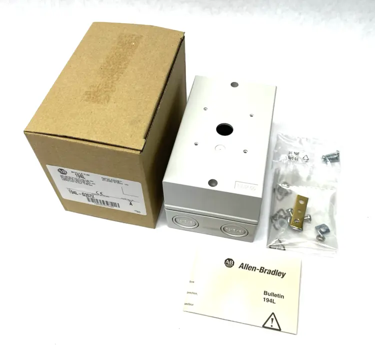 Used ALLEN BRADLEY SER. A THERMOPLASTIC ENCLOSURE FOR LOAD SWITCH IP66 ABS Electrical Boxes | Maverick Industrial Sales #1119633