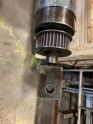 USED APPLETON MFG. CORE CUTTER MANDREL
