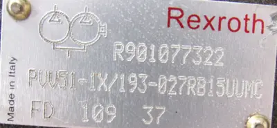 NEW REXROTH R901077322 VANE PUMP PVV51-1X/193-027RB15