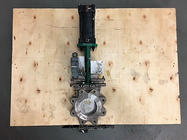 Rovalve 4"-150 Knife Gate Valve Air Operated