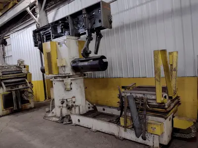 15,000 LB X 36" X 1/4" PERFECTO COIL REEL, CAR & STRAIGHTENER: STOCK #18400