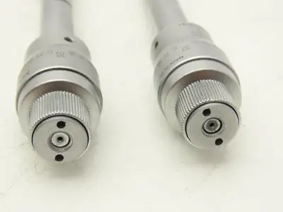 Mitutoyo 368-922 Holtest 3pt Micrometer Bore Gage .5-.65" .65-.8"  Set of 2