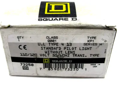 NEW SQUARE D 9001-KP1 PILOT LIGHT 9001-KM1