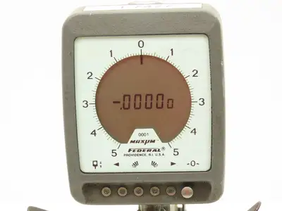 Mahr Federal EMD-300P-2D Dial Snap Gage Stand 1-2" Maxum Digital Indicator .0001
