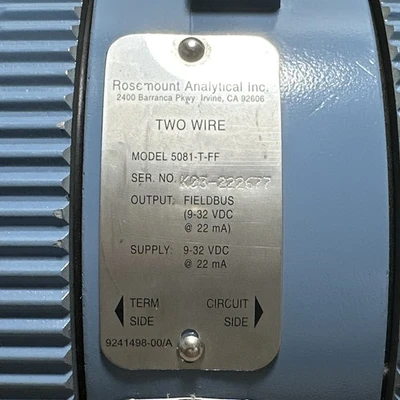 USED Rosemount 5081-T-FF-67