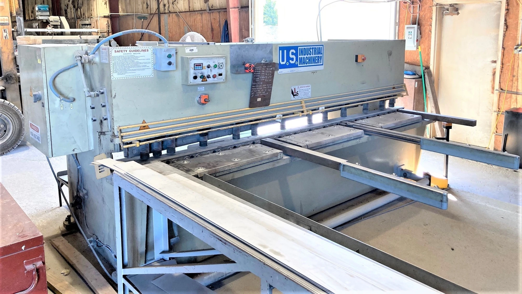 USED 2008 US INDUSTRIAL US1025PMS 1/4 X 10 SHEAR