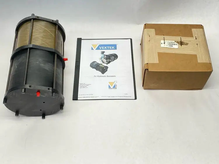 New | in-Stock Vektek Air Hydraulic Booster 40:1 125psi With 24VDC Control Hydraulic Power Units Michigan US | Maverick Industrial Sales #1392506