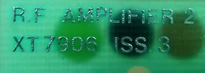 USED MAGNETEK XT7906 RF AMPLIFIER BOARD