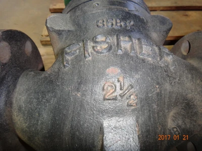 Fisher 2 1/2", Class 250, Iron Control Valve