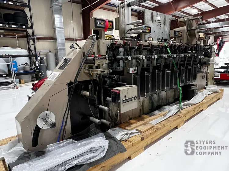 1997 WEBTRON 750 HQV FLEXO NARROW WEB | Styers Equipment Company