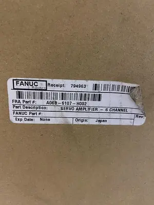 New | in-Stock FANUC A06B-6107-H002 Servo Drives Michigan US | Aucto #1334450