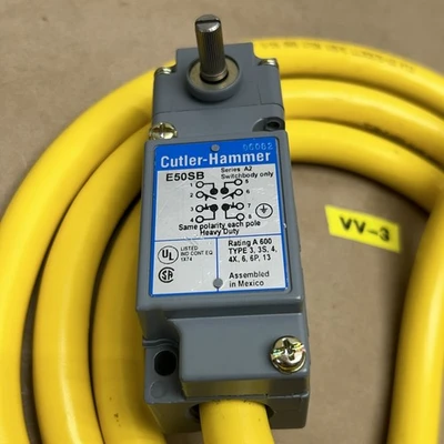 CUTLER-HAMMER E50SB  LIMIT SWITCH W/ CABLE FAST SHIPPING! + WARRANTY