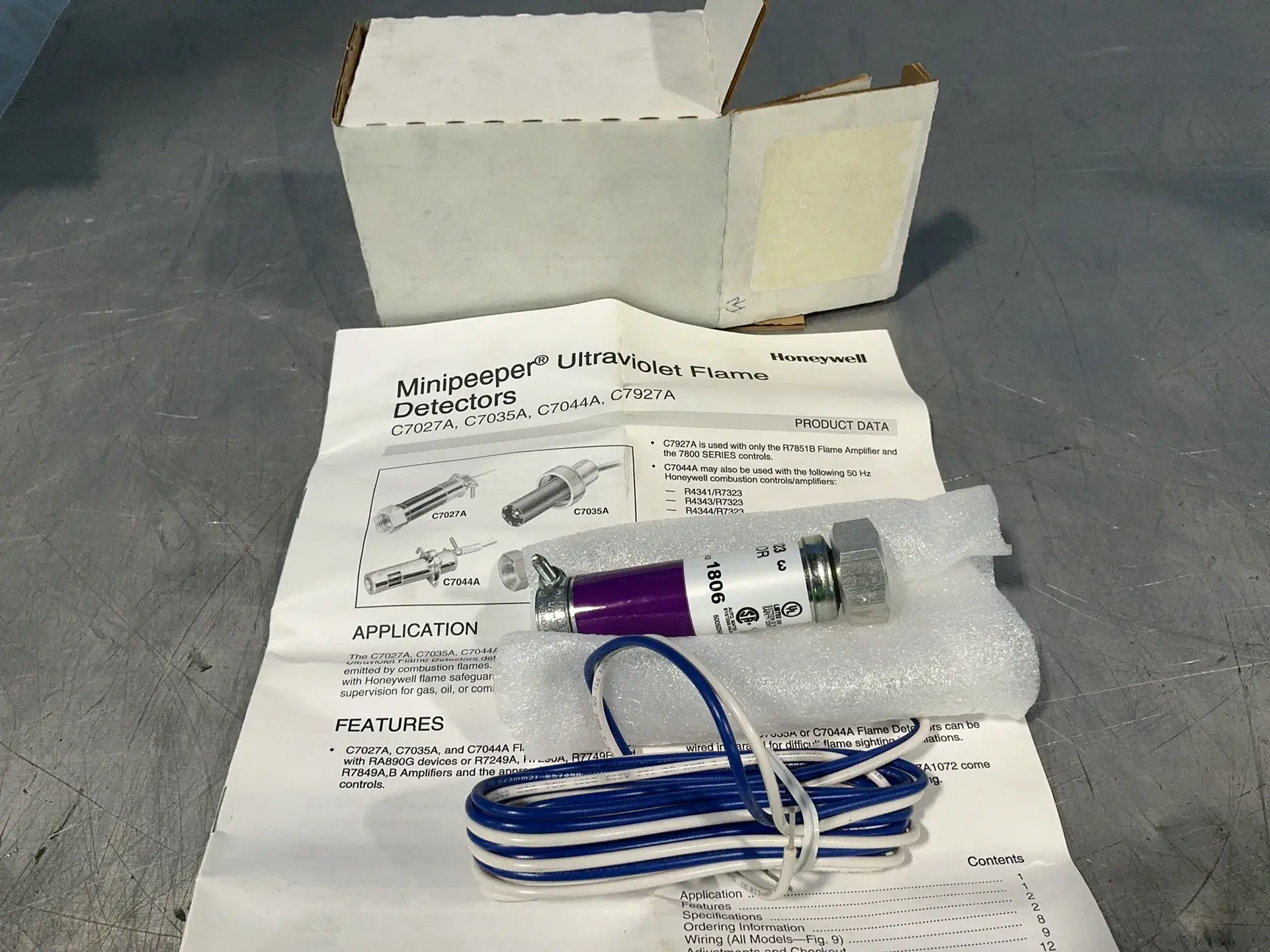 Used HONEYWELL C7027A 1023 Gas Analyzers / Detectors Ohio US | HGR 24 #1549969