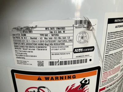 Used RHEEM SCG40T03ST34U1 Water Heaters Michigan US | Miedema Asset Management Group #1312774