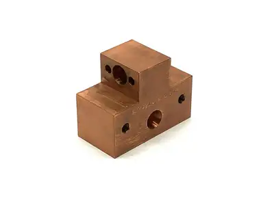 USED ATI COPPER WELDING BLOCK