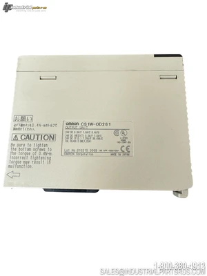 Used OMRON CS1W-OD261 PLC Input & Output Kentucky US | Industrial Parts R Us Inc. #1442661