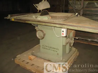 USED FAY AND EGAN MODEL 511 LIGHTNING TABLE SAW