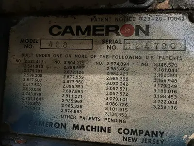 Used CAMERON TYPE 428 Winders & Rewinders (Paper) Pennsylvania US | Global Equipment International, LLC #758870