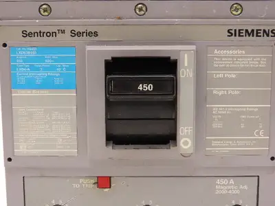 Used SIEMENS SENTRON _UNKNOWN_ Circuit Breakers Indiana US | Arrow Industrial #1316828