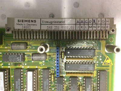 USED SIEMENS 6FX1125-1AA01 (2)-SERVO LOOP ASSEMBLY