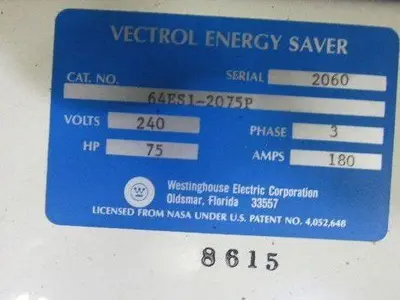 Westinghouse 64ES1-4075N Vectrol 75Hp Solid State Reduced Voltage Starter 480V