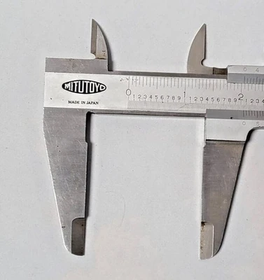 MITUTOYO 0 - 11" 280 mm Fine Adjustment Vernier Caliper Japan Hardened stainless