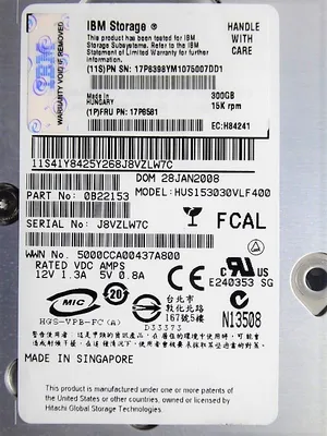 IBM 17P8398 TotalStorage Fiber Channel Drive Used