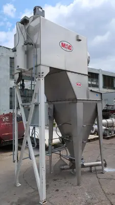 SPC8525  Material Handling Equipment bag dump station, MAC Stainless Steel