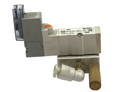 Used SMC Solenoid Valve 24VDC 5 Way Valve Base Solenoid Valves Michigan US | Maverick Industrial Sales #1397724