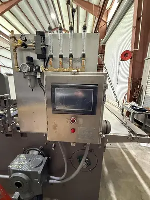 APV 48" Two Roll Extruder with Ultrasonic Guillotine Cutter
