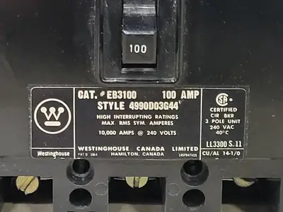 USED WESTINGHOUSE EB3100