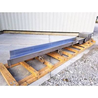 Used FMC Stainless Steel Vibrating Conveyor 18" X 13' long