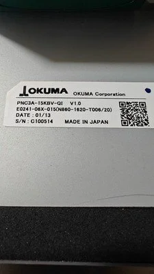 Okuma Keyboard Panel PNC3A-15KBV-QI E0241-06X-015 / A911-3704-01-010 / A911-3540